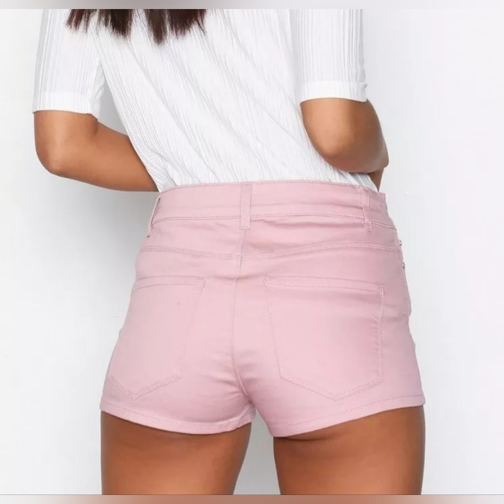Vero Moda Hot Seven NW Hot Pants Shorts Pink Size Small NWOT - Picture 3 of 14